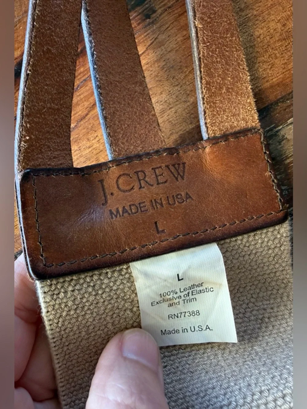 J.Crew Leather Corset Belt Brown Wide Waist Cinch Statement Boho L Vintage - Picture 10 of 16